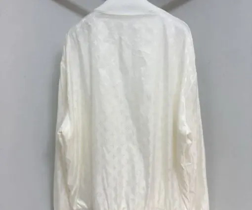 Alternative view of LV Monogram Reversible Light Bomber Jacket White