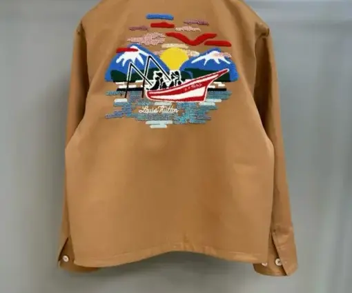 Alternative view of LV Embellished Workwear Jacket Brown