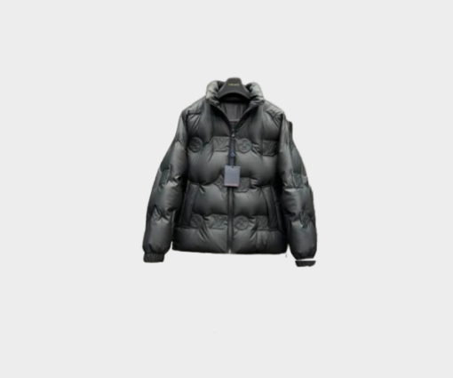 LV Monogram Down Jacket Black