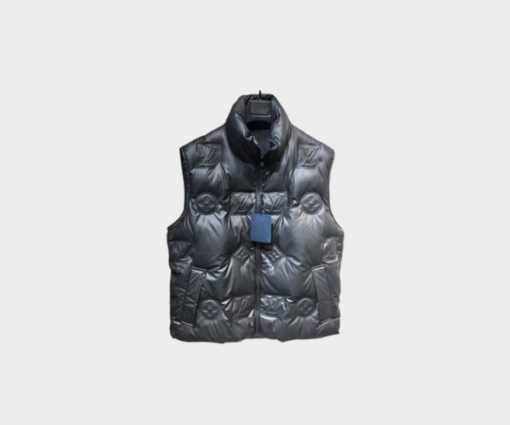 LV Monogram Boyhood Puffer Vest Black