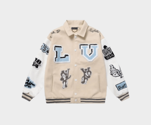 Louis Vuitton Bomber Bugs Bunny Varsity Cream