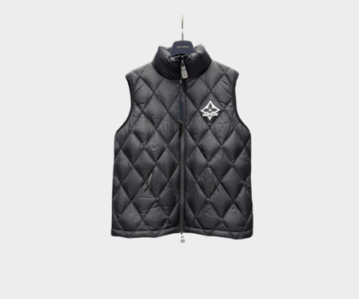 LV Diamond Ripstop Puffer Gilet Black