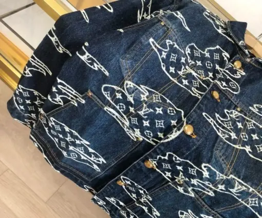 Alternative view of LV Denim Jacket Black