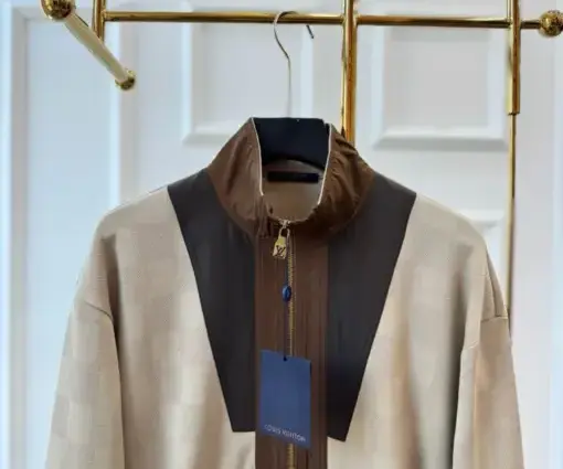 Alternative view of LV Damier Hybrid Half-Zip Workwear Pullover Multicolor