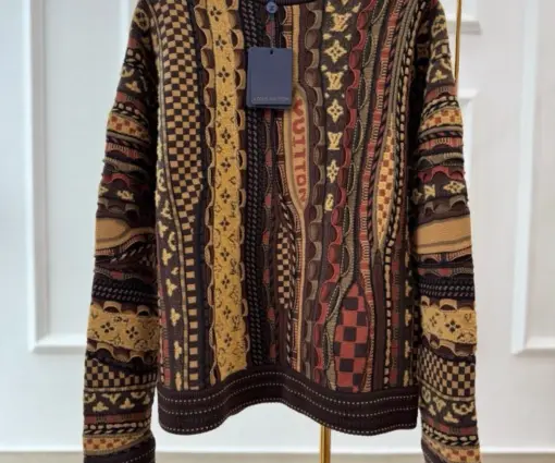 Alternative view of LV Long-Sleeved Crewneck Sweater Multicolor