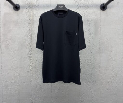 Prada 3D Pocket Monogram T-Shirt Black