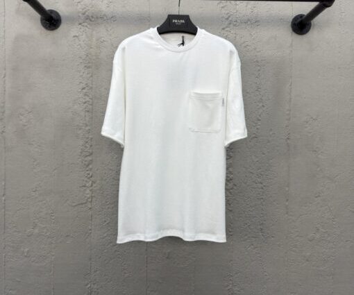 Prada 3D Pocket Monogram T-Shirt White