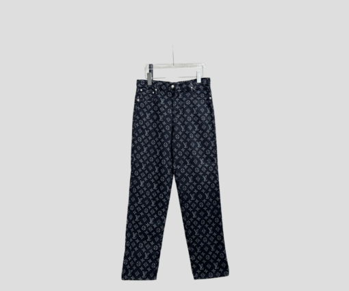LV Monogram Wash Denim Pants