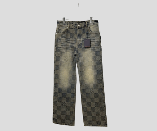 Louis Vuitton Mosaic Wash Denim Pants