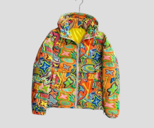 LV Down Jacket Multicolor