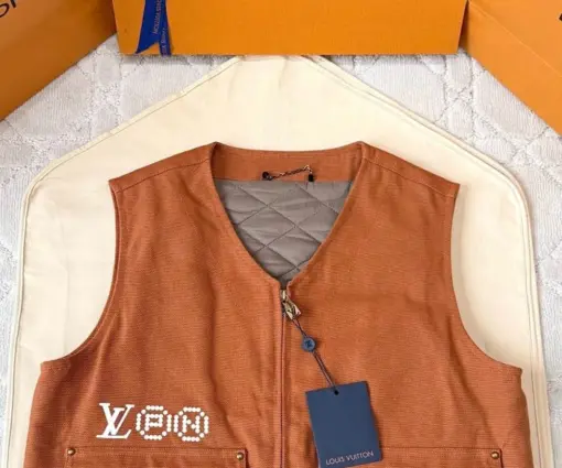 Alternative view of LV Vest Leather Brown