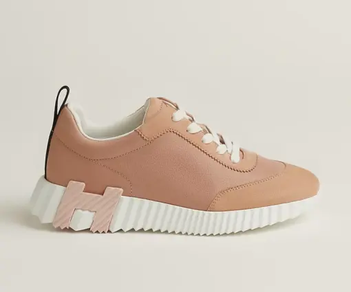 Hermes Bouncing Sneakers Beige Perlino