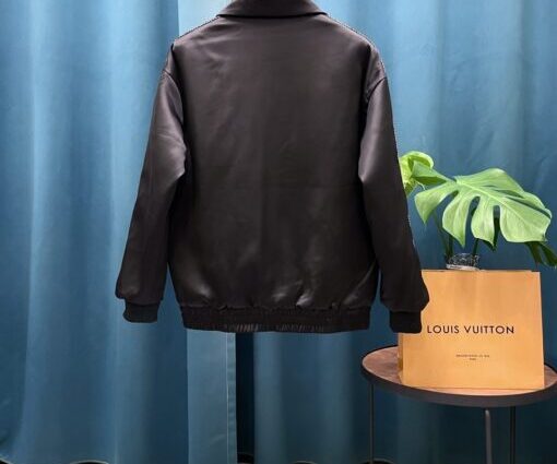 Alternative view of LV Embellished Souvenir Blouson Jacket Black