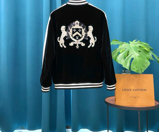 Alternative view of LV Denim Velvet Souvenir Jacket Black/White