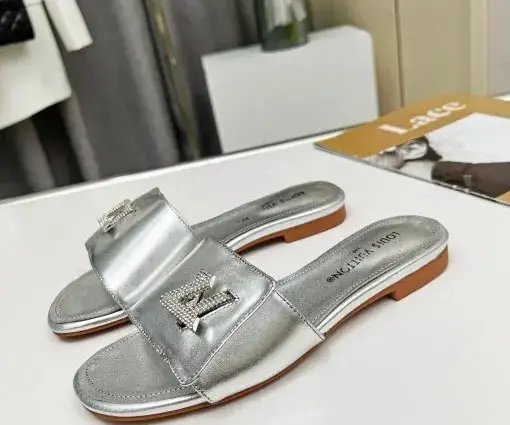 Alternative view of LV Women Slipper Silver
