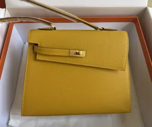 Hermes Kelly Bag Yellow M1