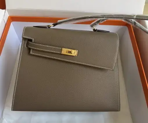 Hermes Kelly Bag Dark Brown M1