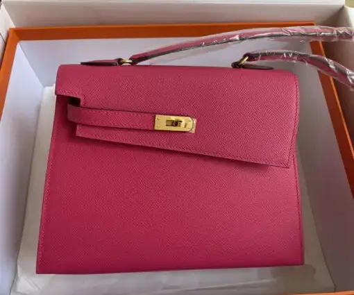 Hermes Kelly Bag Red M1