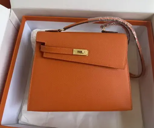 Hermes Kelly Bag Orange