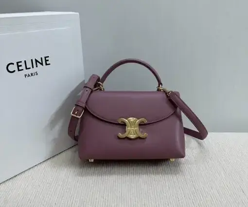 Celine Teen Nino Celadon Bag Maroon