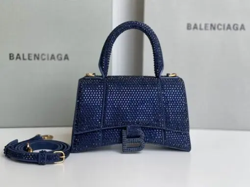 Balenciaga Hourglass Bag Blue
