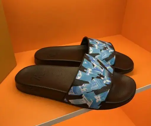 Alternative view of LV Slipper Black Paste