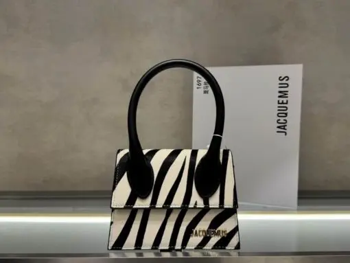Jacquemus Le Chiquito Bag in Zebra Print
