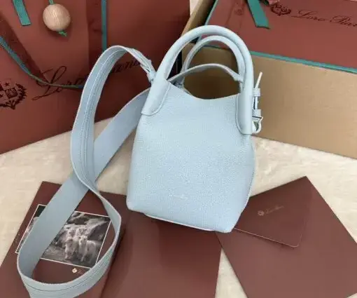 Loro piana Bucket Bag Lite Blue Belle