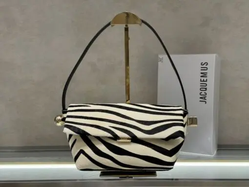Jacquemus Shoulder Bag in Zebra Print