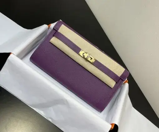 Hermes Kelly Bag Purple