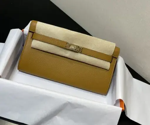 Hermes Kelly Bag Brown & Grey
