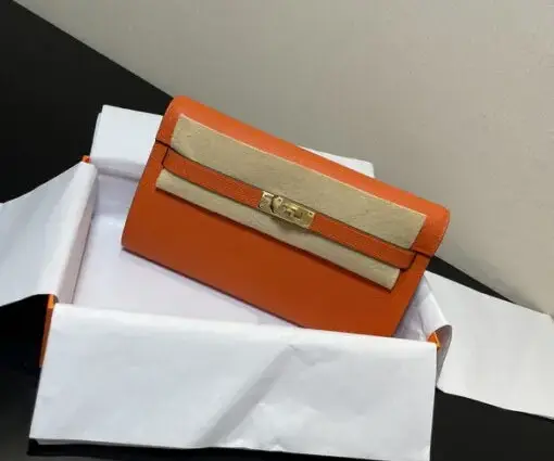 Hermes Kelly Bag Deep Orange