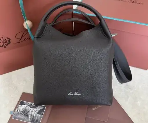 Loro piana Bucket Bag Black