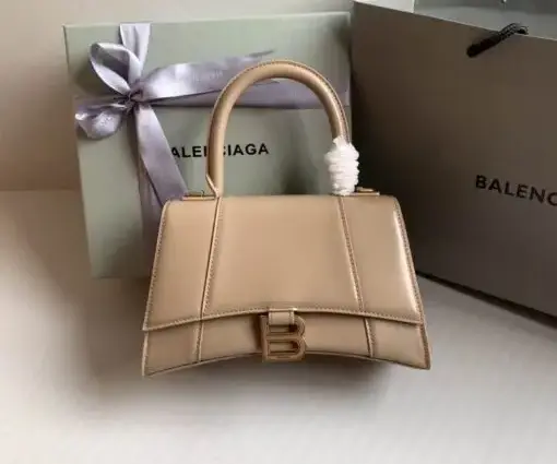 Balenciaga Hourglass Bag Beige