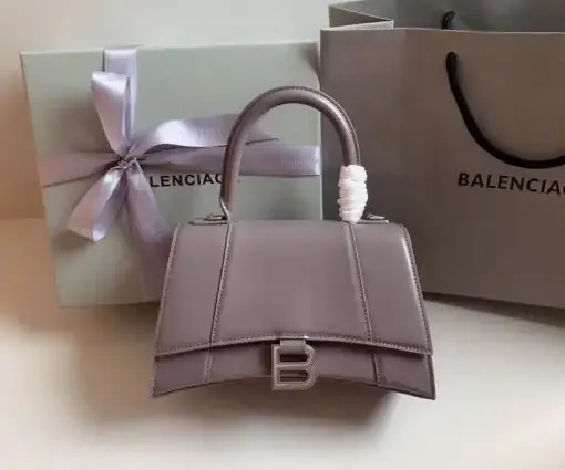 Balenciaga Hourglass Bag Grey