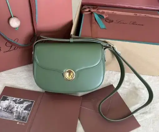Loro Piana Mini Ghiera Bag Green