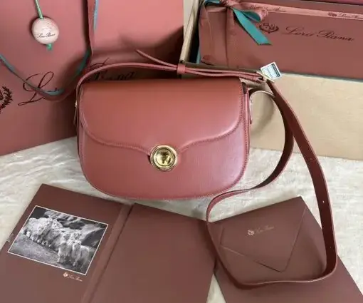 Loro Piana Mini Ghiera Bag Terracotta