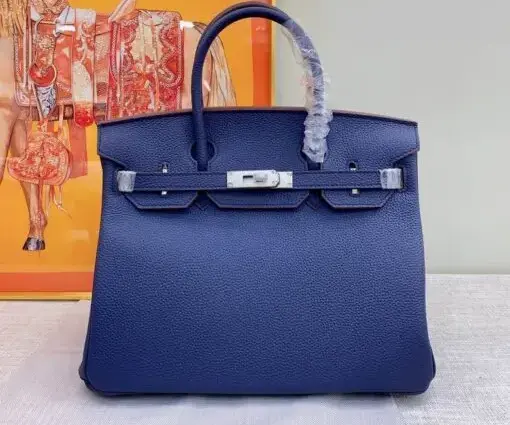 Hermes Birkin Togo Bag Blue