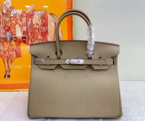 Hermes Birkin Togo Bag Grey