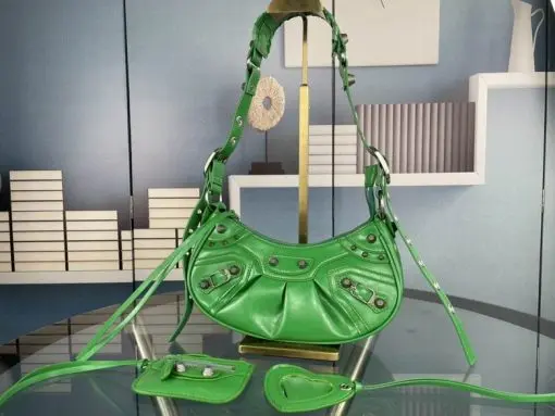 Balenciaga Cagole Bag Green