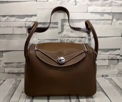 Hermes Lindy Bag Dark Brown