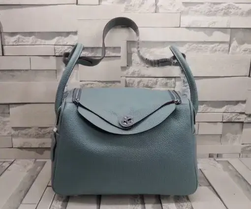 Hermes Lindy Small Bag Bleu Glacier