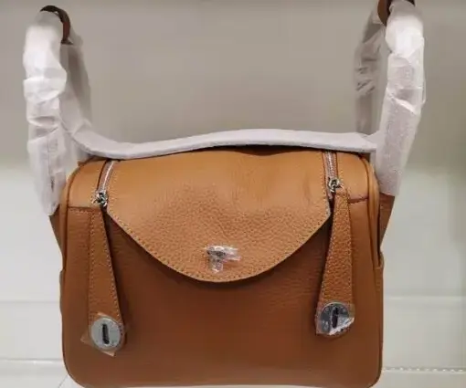 Hermes Lindy 26/30cm Bag Tan