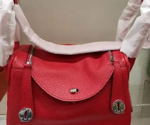 Hermes Lindy 26/30cm Bag Red