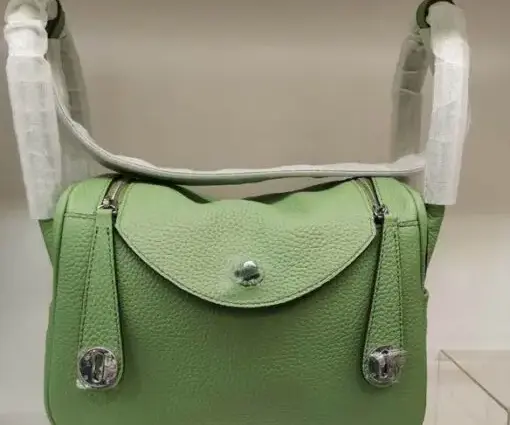 Hermes Lindy 26/30cm Bag Pale Green
