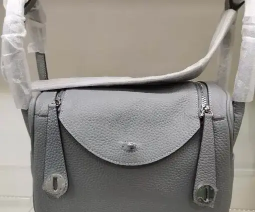 Hermes Lindy 26/30cm Bag Anvil Gray