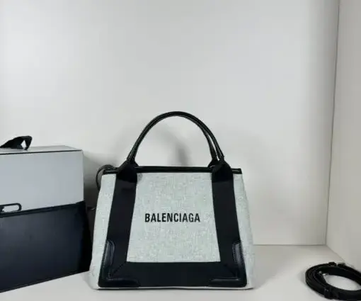 Balenciaga Handbag Large Grey & Black