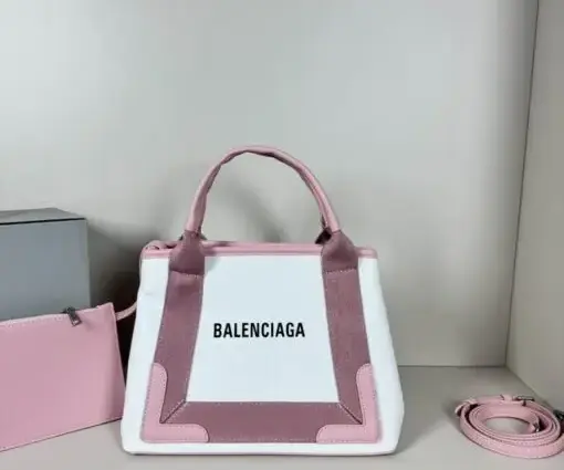 Balenciaga Handbag Large White & Pink