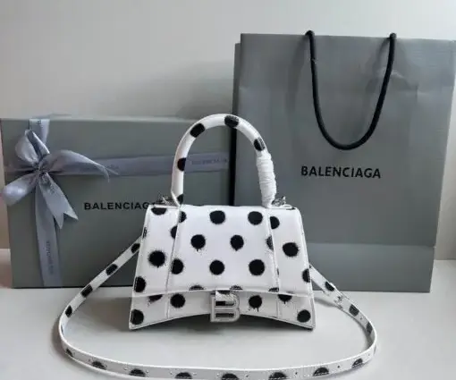 Balenciaga Hourglass Bag Black & White