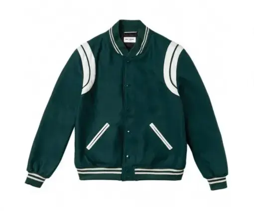 Yves Saint Lauren Jacket Green White